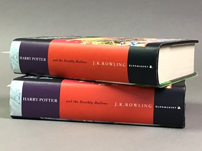 Lot 593 - COLLECTION OF FIVE HARRY POTTER FIRST EDITION BOOKS