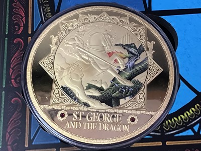 Lot 624 - THE LEGEND OF SAINT GEORGE TWO COIN SET