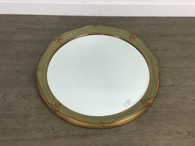 Lot 634 - CIRCULAR WALL MIRROR