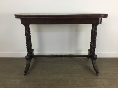 Lot 644 - VICTORIAN MAHOGANY TEA TABLE