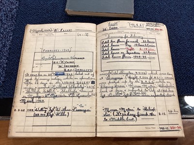 Lot 141 - CATERPILLAR CLUB BROOCH AWARDED TO F/SGT. THOMAS DOCHERTY