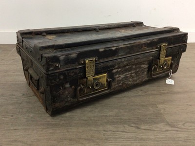 Lot 9 - JAMES BROTHERS & CO., THE 'COMMANDER' STEEL TRUNK