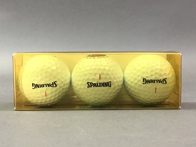 Lot 709 - RICHARD NIXON LIBRARY & BIRTHPLACE, SPALDING COMMEMORATIVE GOLF BALLS