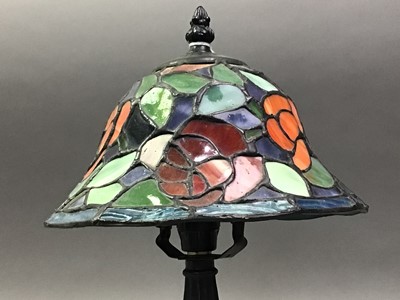 Lot 704 - MODERN TIFFANY STYLE TABLE LAMP