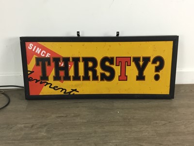 Lot 746 - TENNENTS ADVERTISING ILLUMINATED SIGN