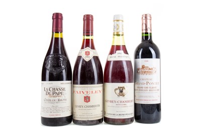 Lot 104 - 4 BOTTLES OF FRENCH RED WINE