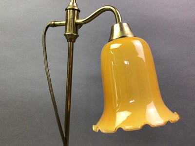 Lot 784 - BRASS ADJUSTABLE TABLE LAMP