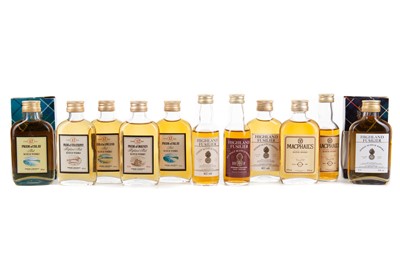 Lot 112 - 11 GORDON & MACPHAIL PURE MALT MINIATURES