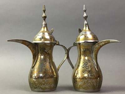 Lot 793 - PAIR OF EASTERN STYLE JUGS