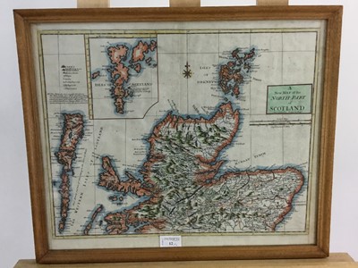 Lot 12 - JOHNSTON (ANDREW), TWO MAPS OF THE NORTH AND SOUTH PARTS OF SCOTLAND