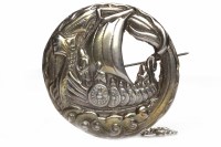 Lot 435 - ROBERT ALLISON OF IONA SCOTTISH SILVER BROOCH...