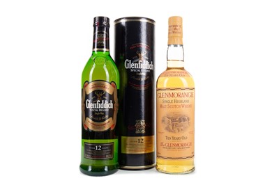 Lot 98 - GLENFIDDICH 12 YEAR OLD SPECIAL RESERVE AND GLENMORANGIE 10 YEAR OLD