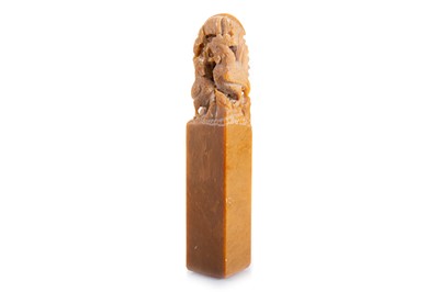 Lot 1118 - CHINESE SOAPSTONE SEAL