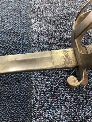 Lot 13 - IMPERIAL GERMAN M1852 CAVALRY OFFICER'S SWORD