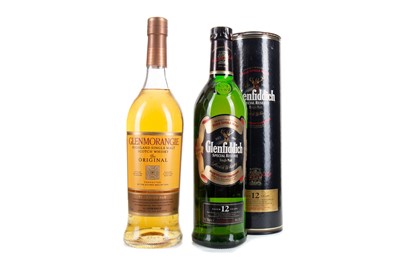 Lot 148 - GLENMORANGIE 10 YEAR OLD AND GLENFIDDICH 12 YEAR OLD SPECIAL RESERVE