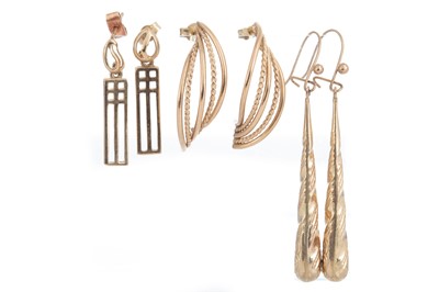 Lot 493 - COLLECTION OF GOLD JEWELLERY