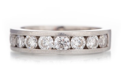 Lot 501 - DIAMOND HALF ETERNITY RING