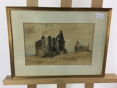 Lot 485A - TWO STUDIES OF RUINS