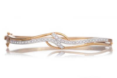 Lot 541 - DIAMOND BANGLE