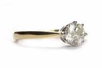 Lot 484 - DIAMOND SOLITAIRE RING the round brilliant cut...