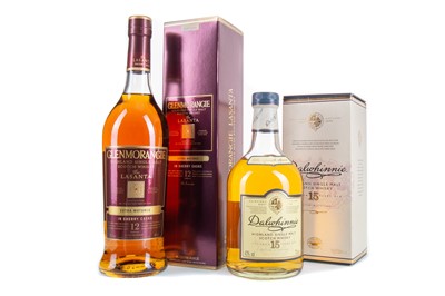 Lot 147 - DALWHINNIE 15 YEAR OLD AND GLENMORANGIE 12 YEAR OLD LASANTA