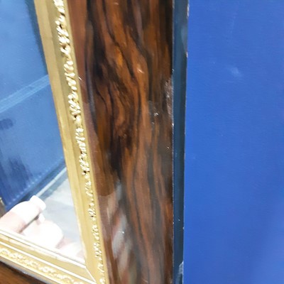 Lot 535 - VICTORIAN SQUARE WALL MIRROR