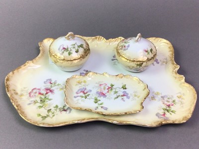 Lot 107 - LIMOGES PORCELAIN DRESSING TABLE SERVICE