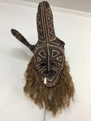 Lot 27 - CHOKWE CIKUNZA MASK FOR THE MAKISHI DANCE