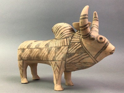 Lot 136 - COLLECTION OF SIX INDUS VALLEY STYLE FIGURES OF BULLS