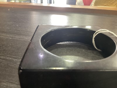 Lot 347 - RARE 'CHERRY STARDUST' AMBER BAKELITE POCKET WATCH STAND