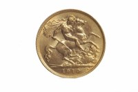 Lot 507 - GOLD HALF SOVEREIGN DATED 1910