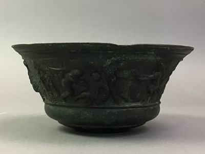 Lot 158 - CLASSICAL STYLE BRONZE BOWL