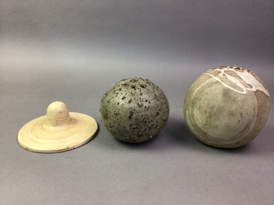 Lot 336 - TWO STUDIO POTTERY VASES