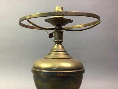 Lot 299 - BRASS TABLE LAMP