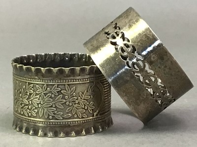 Lot 367 - COLLECTION OF SILVER AND PLATED ITEMS