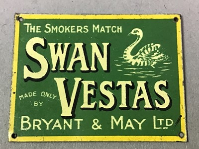 Lot 915 - COLLECTION OF BASSETT-LOWKE MINIATURE ENAMEL SIGNS