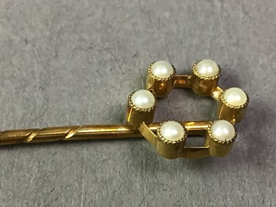 Lot 371 - TWO VICTORIAN STICK PINS