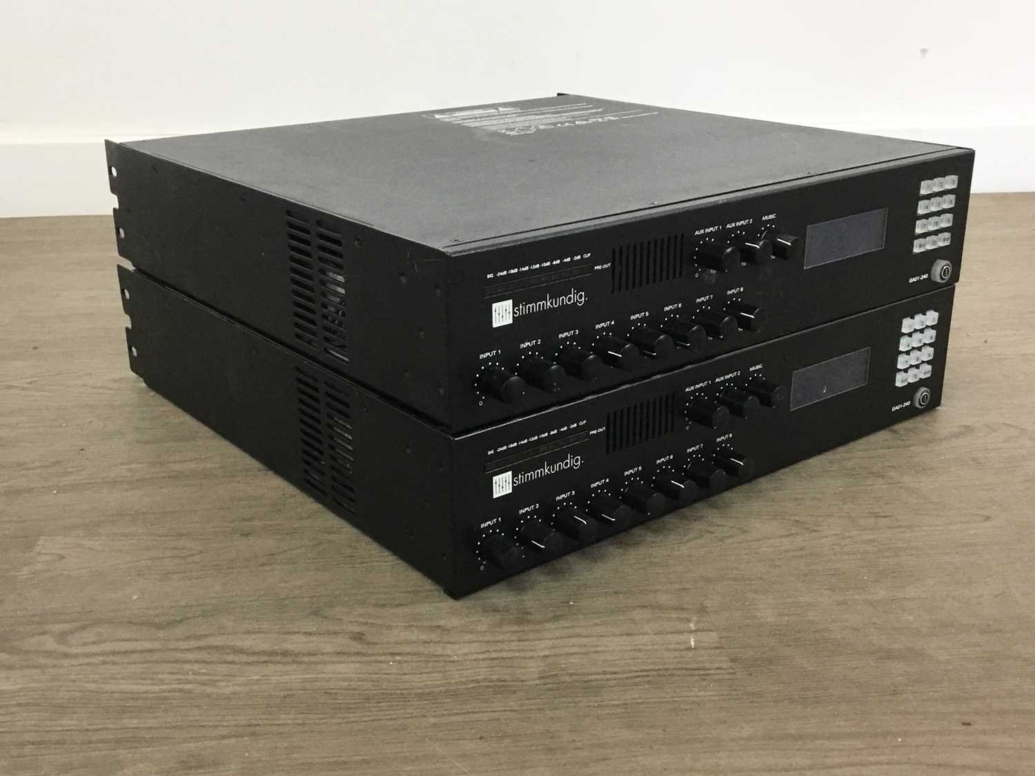 Lot 243 - PAIR OF STIMMKUNDIG DJ SETS