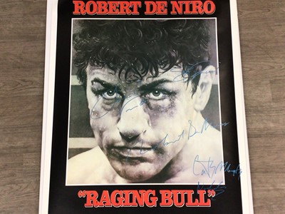 Lot 418A - RAGING BULL (1980), SIGNED POSTER