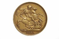 Lot 553 - GOLD SOVEREIGN DATED 1899