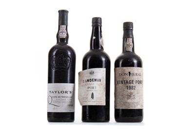 Lot 616 - 3 BOTTLES OF VINTAGE PORT