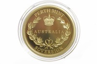 Lot 562 - GOLD PROOF AUSTRALIA SOVEREIGN DATED 2014 in...