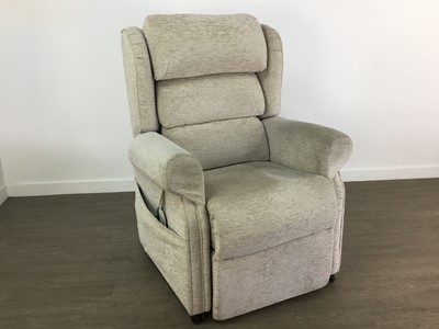 Lot 458 - UPHOLSTERED RECLINER ARMCHAIR