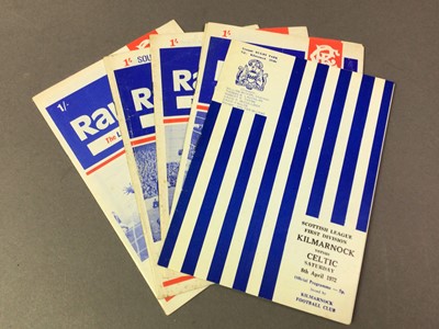 Lot 474 - COLLECTION OF SCOTTISH FOOTBALL PROGRAMMES