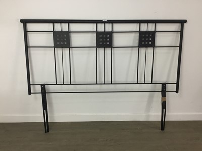 Lot 404 - RENNIE MACKINTOSH STYLE KING SIZE BED HEAD