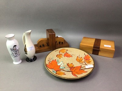 Lot 413 - TWO ART DECO CERAMIC SHALLOW DISHES