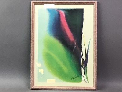 Lot 417 - TWO ABSTRACT POSTERS AFTER PAUL JENKINS