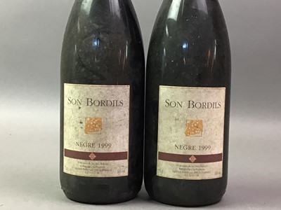 Lot 418 - 8 BOTTLES OF SON BORDILS 1999 NEGRE