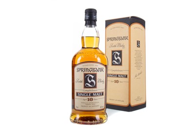 Lot 177 - SPRINGBANK 10 YEAR OLD