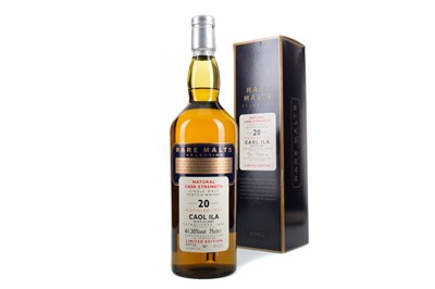 Lot 186 - CAOL ILA 1977 20 YEAR OLD RARE MALTS 75CL